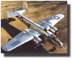 North American B-25 Mitchell. Scratch built in metal by Rojas Bazán. 1:15 scale. North American B-25 Mitchell. Scratch built in metal by Rojas Bazán. 1:15 scale.